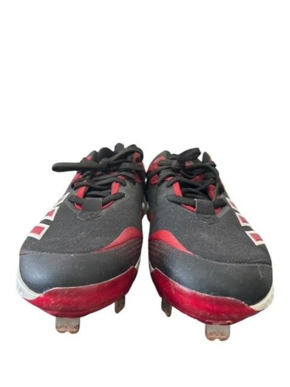 Adidas ICON 6 Metal Baseball Cleats ‘Power Red Black’ FV9348 Men's 9 New / Other - Picture 5 of 11